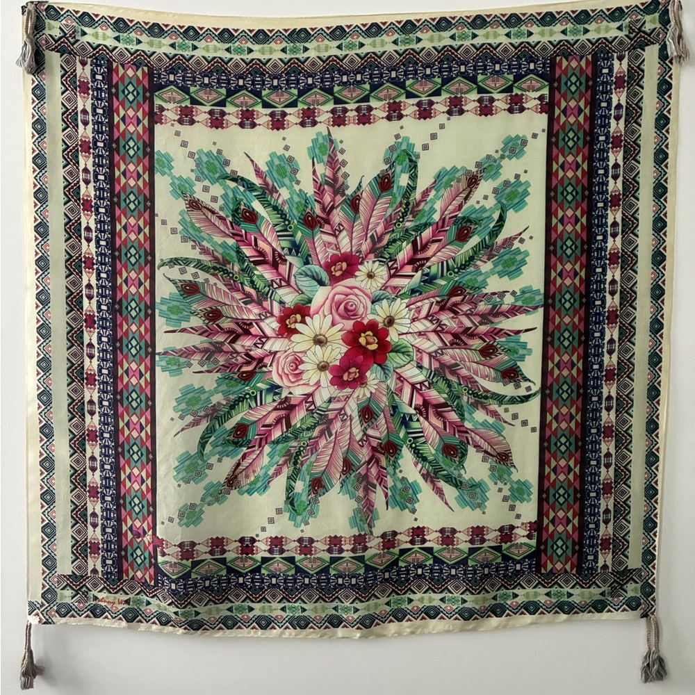 Johnny Was Silk Scarf